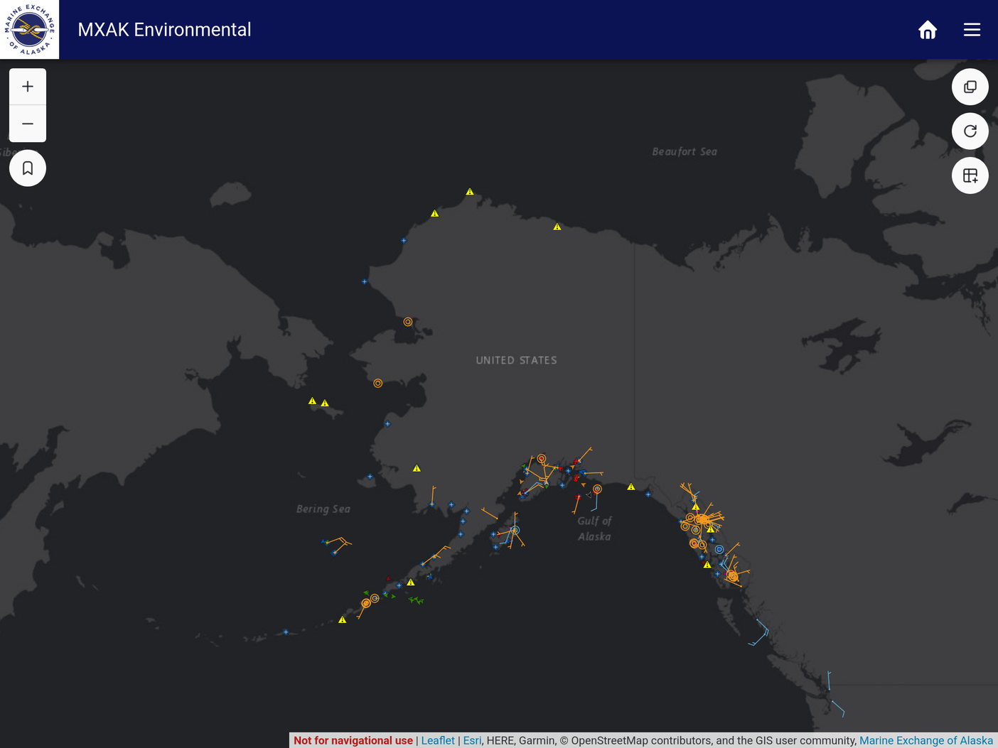 Blueview maritime data platform screenshot